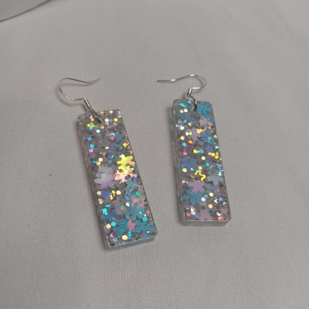 Colorful Star Dangle Earrings
